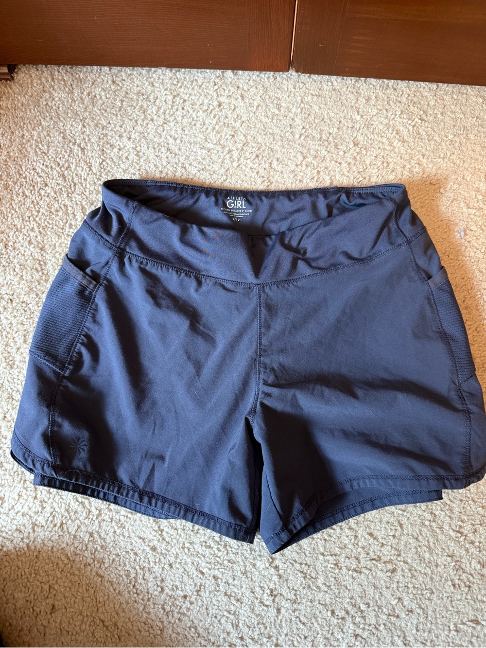 Athleta Girls Navy Athletic Shorts